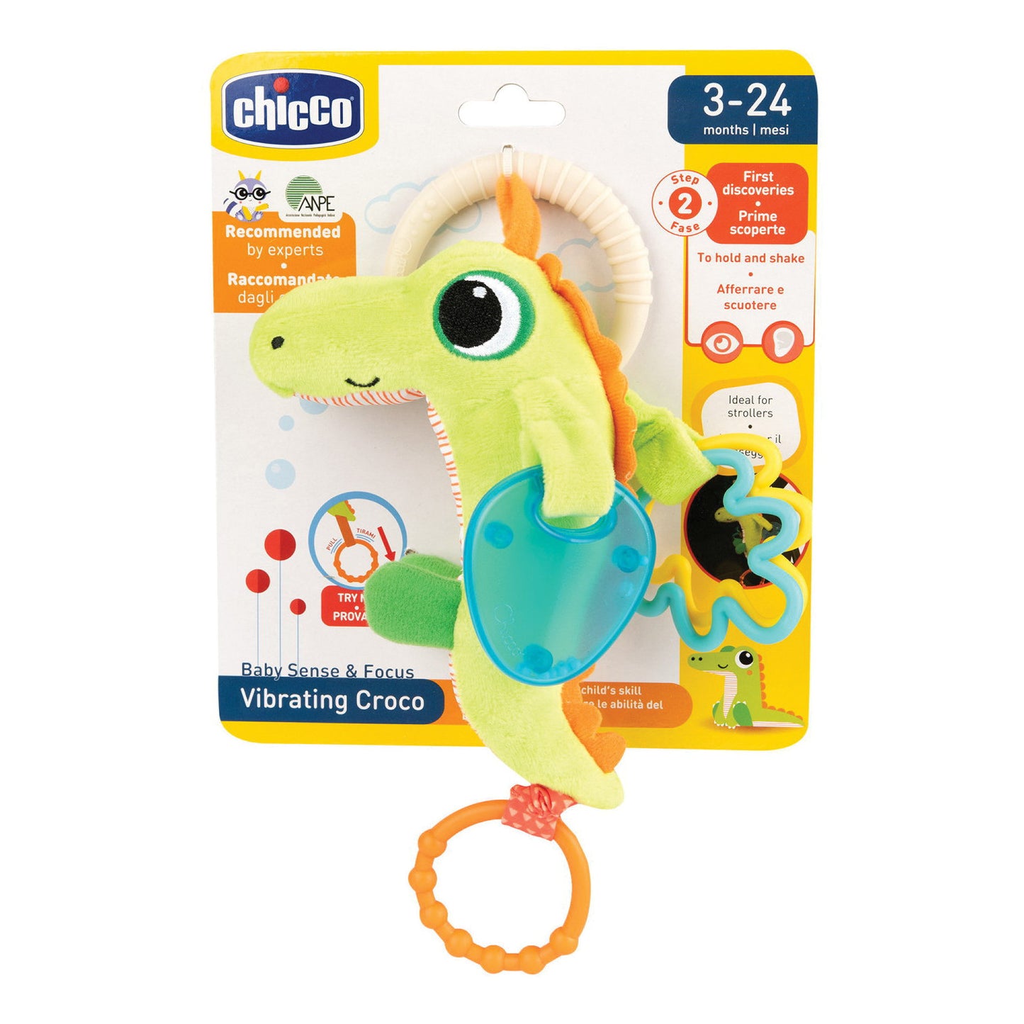 Chicco Baby Sense & Focus Vibrating Crocodile