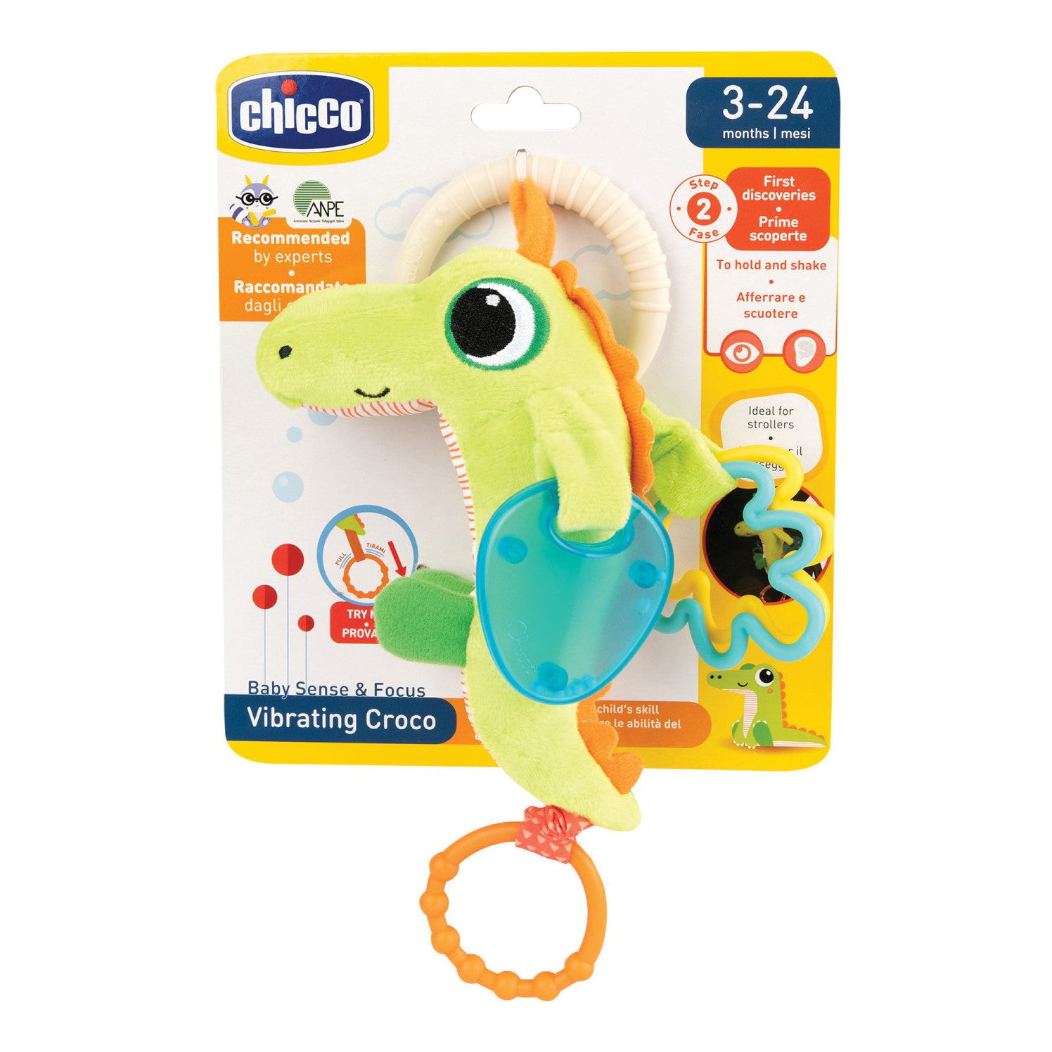 Chicco Baby Sense & Focus Vibrating Crocodile