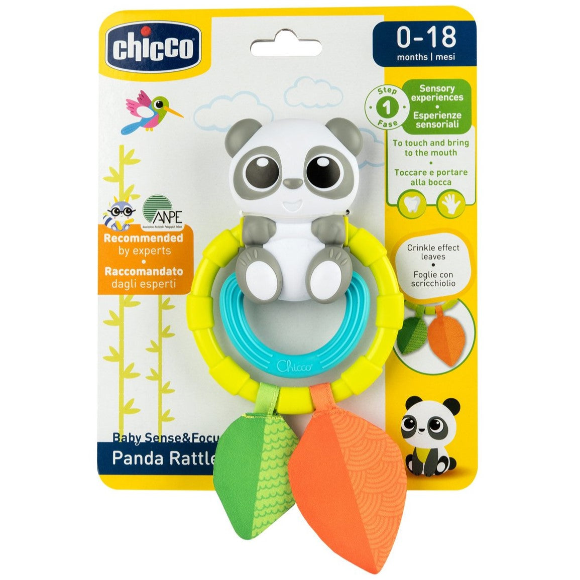 Chicco Panda Rattle 0-18m