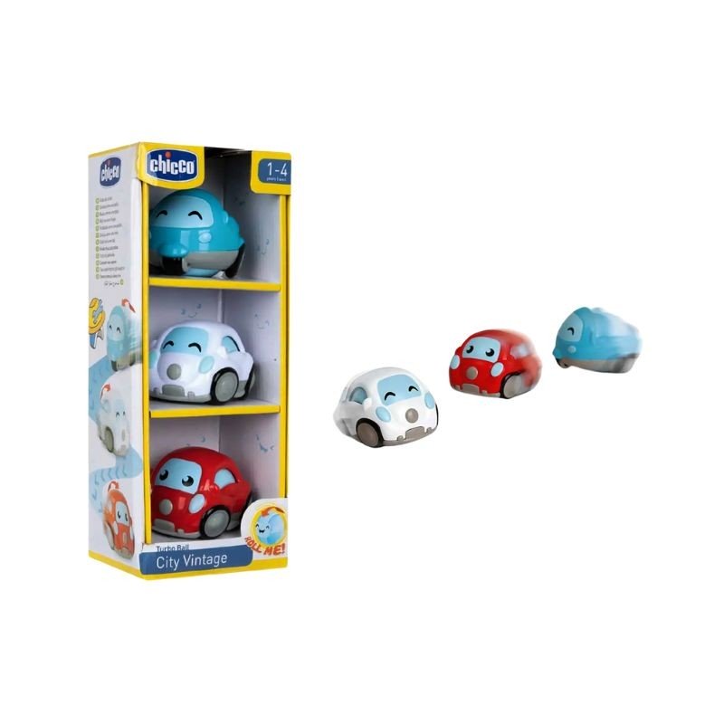 Chicco Turbo Ball A Set Of 3pcs 1-4y - City Vintage