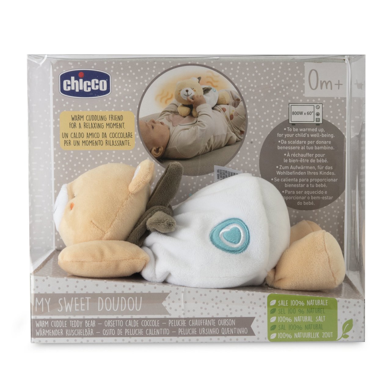 Chicco My Sweet Doudou +0m - Warm Cuddle Teddy Bear