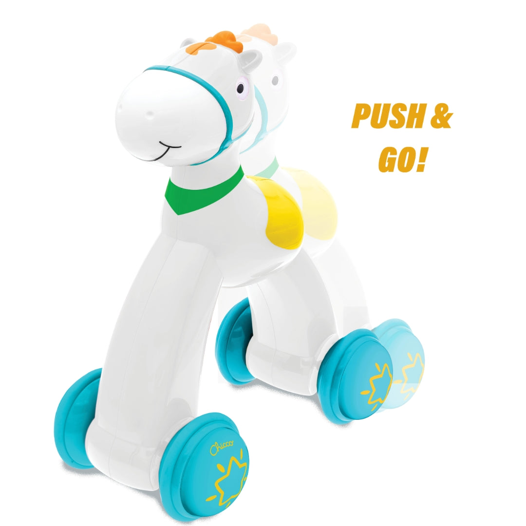 Chicco - Baby Sense & Focus - Push And Go Horse 12-36m