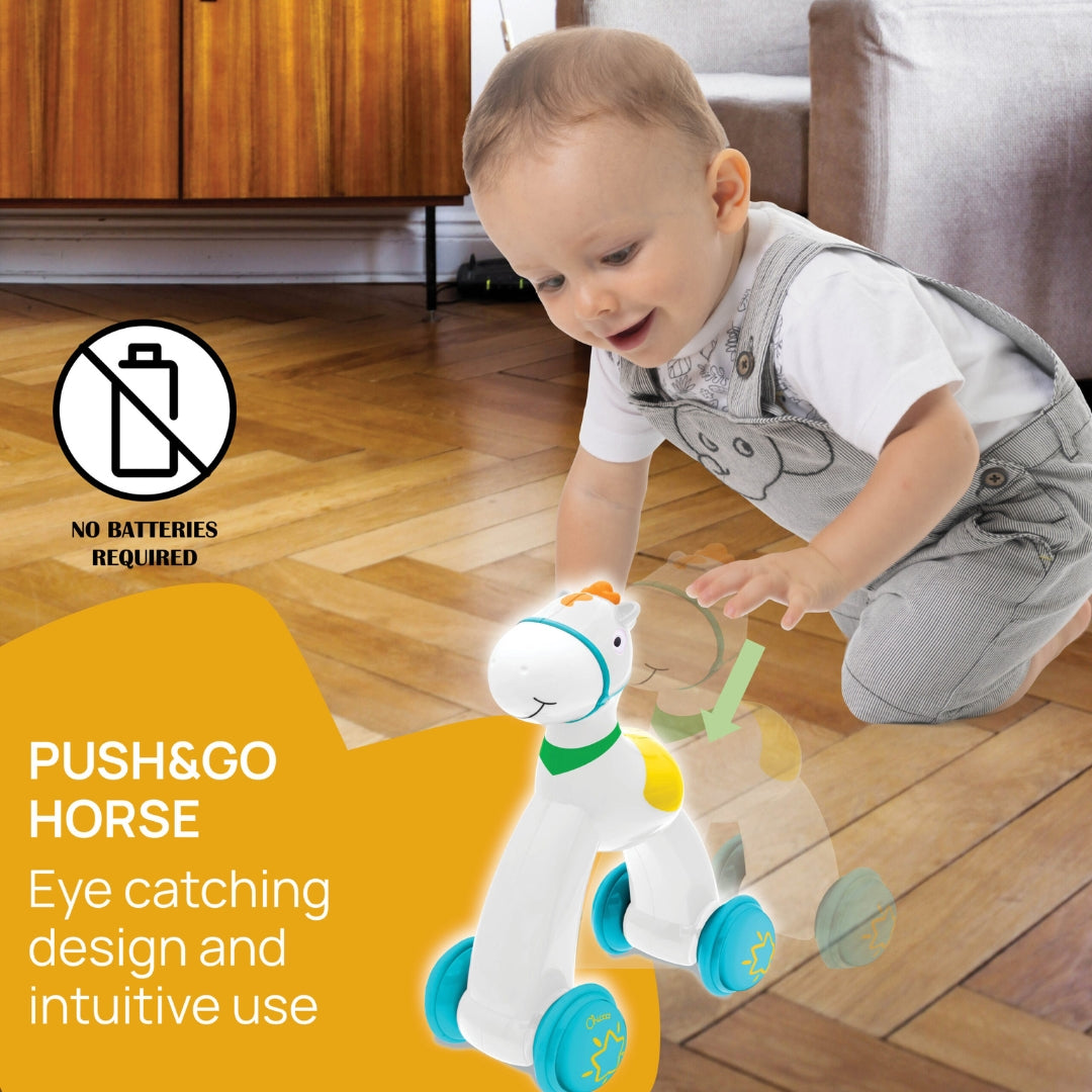 Chicco - Baby Sense & Focus - Push And Go Horse 12-36m