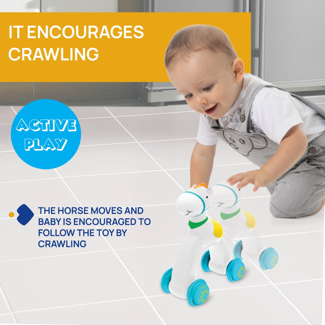 Chicco - Baby Sense & Focus - Push And Go Horse 12-36m