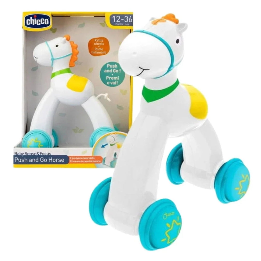 Chicco - Baby Sense & Focus - Push And Go Horse 12-36m