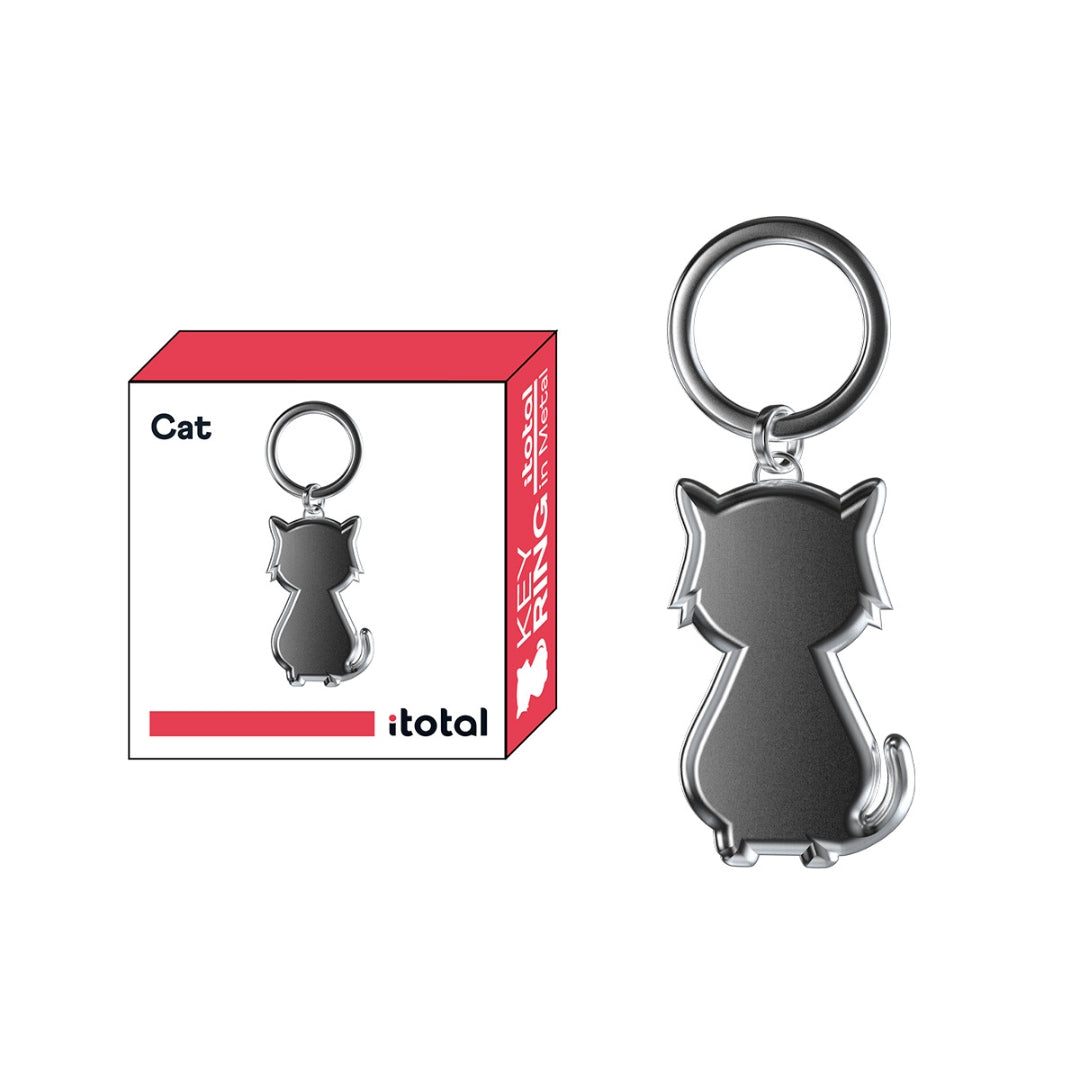 iTotal Metal Keychain - Cat
