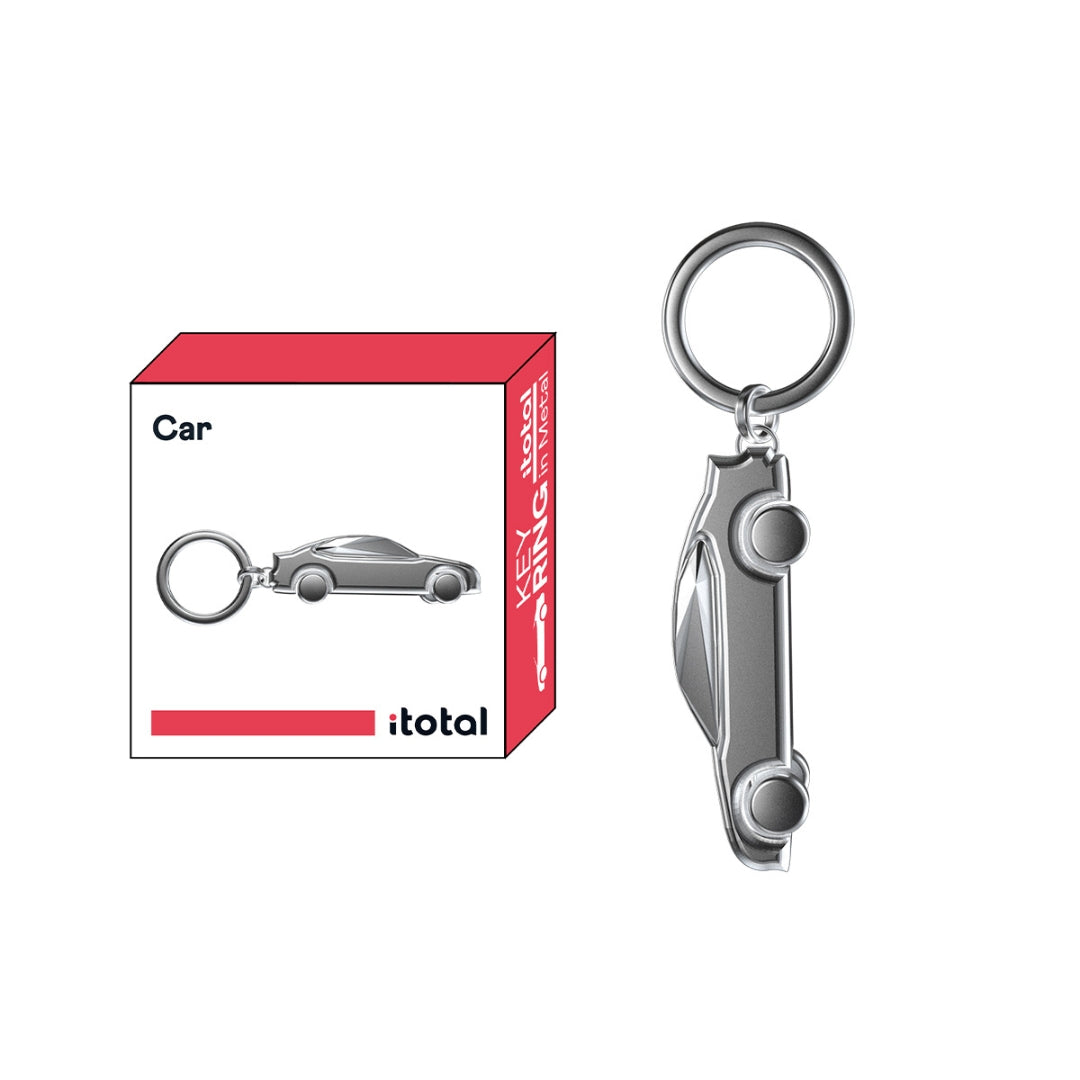 iTotal Metal Keychain - Car