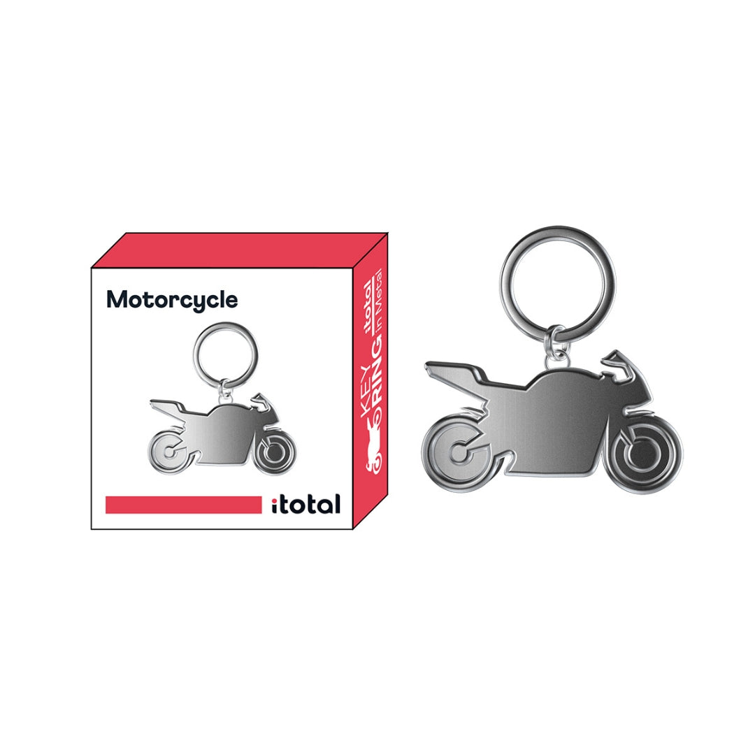 iTotal Metal Keychain - Motorcycle