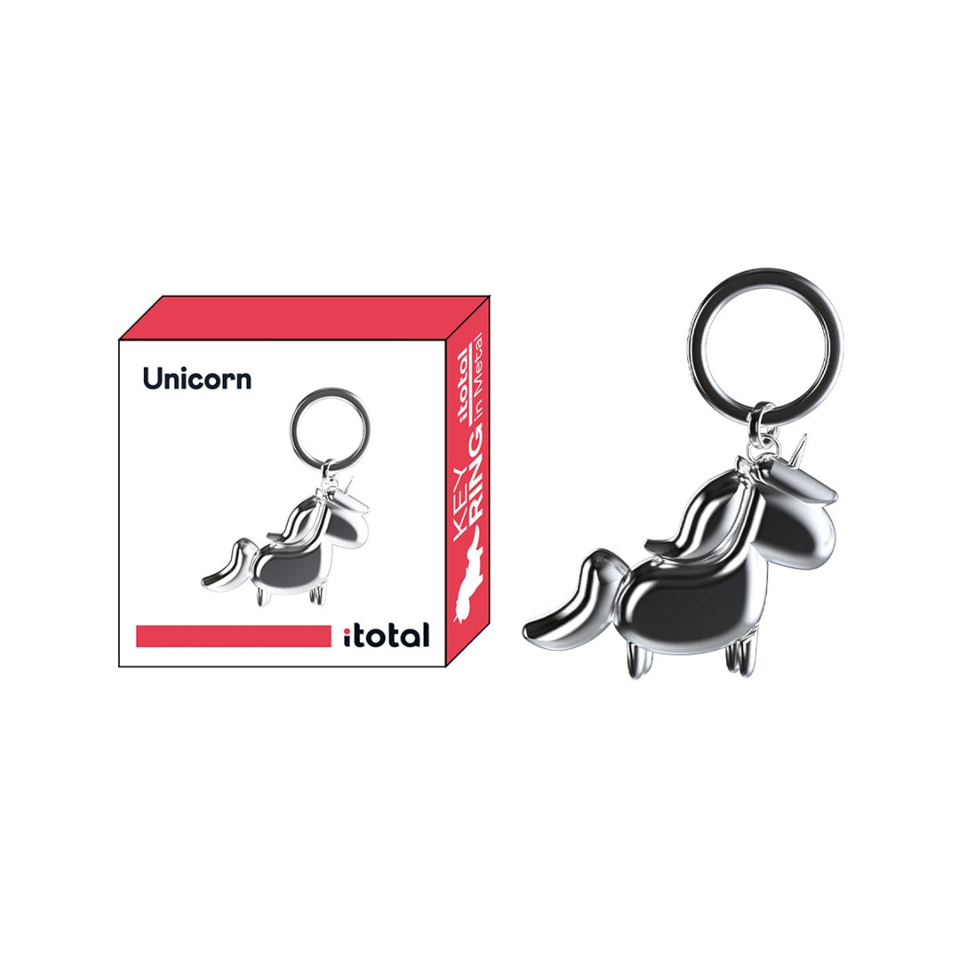 iTotal Metal Keychain - Unicorn