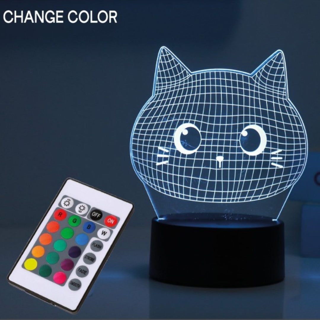 iTotal 3D LED Nightlight - Cat