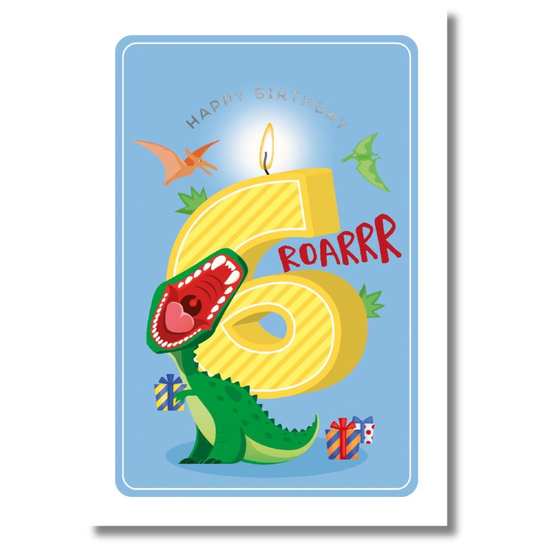 Legami Happy Birthday 6 - Greeting Card