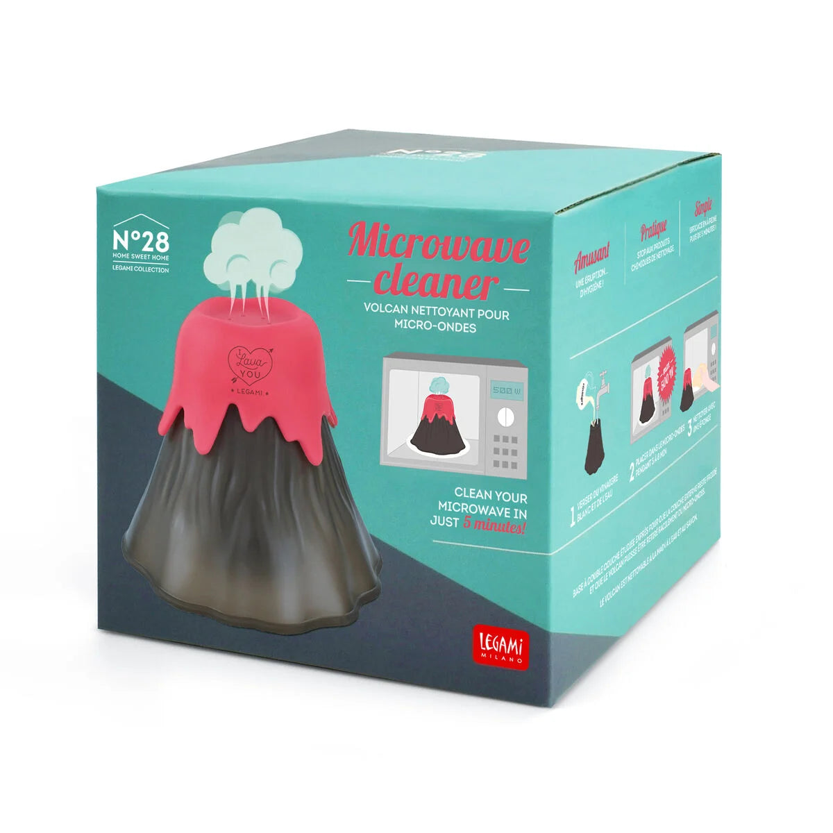 Legami Volcano Microwave Cleaner