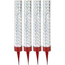 Magic Fountain Candle 10cm A Pack Of 4pcs - Silver