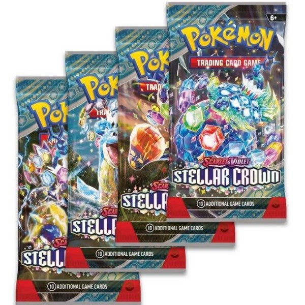 Pokemon Stellar Crown A Pack Of 10 Cards