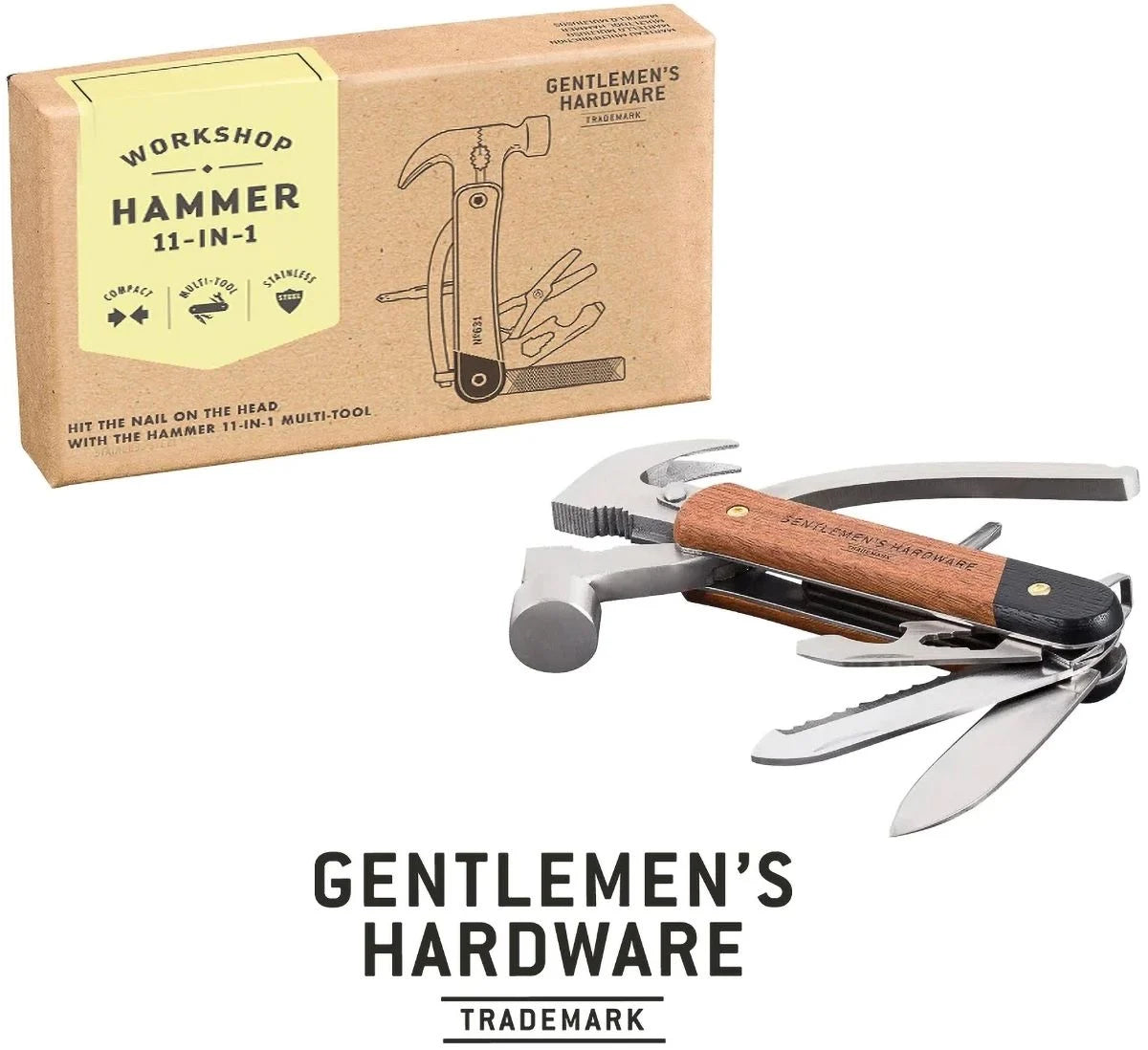 Gentlemen's Hardware 11-in-1 Hammer