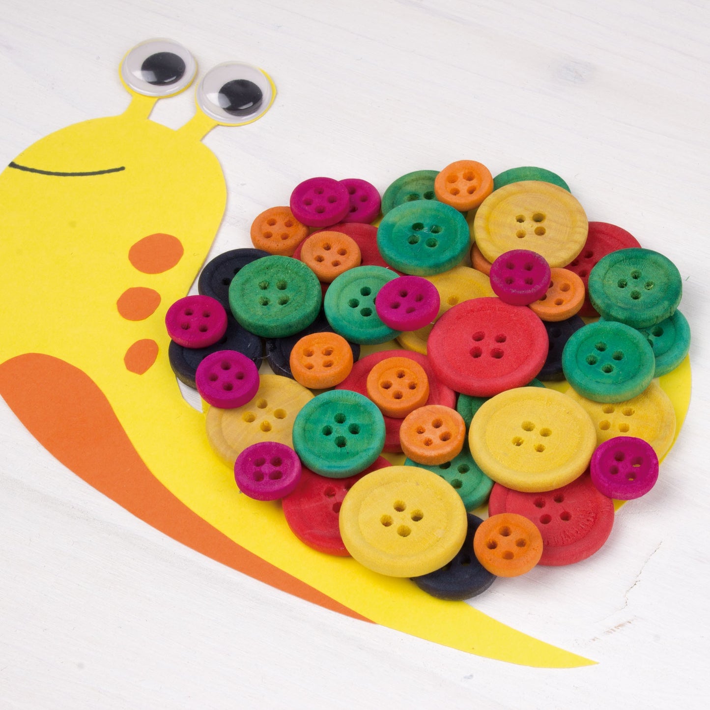 Apli Kids Wooden Buttons A Pack Of 30pcs - Assorted