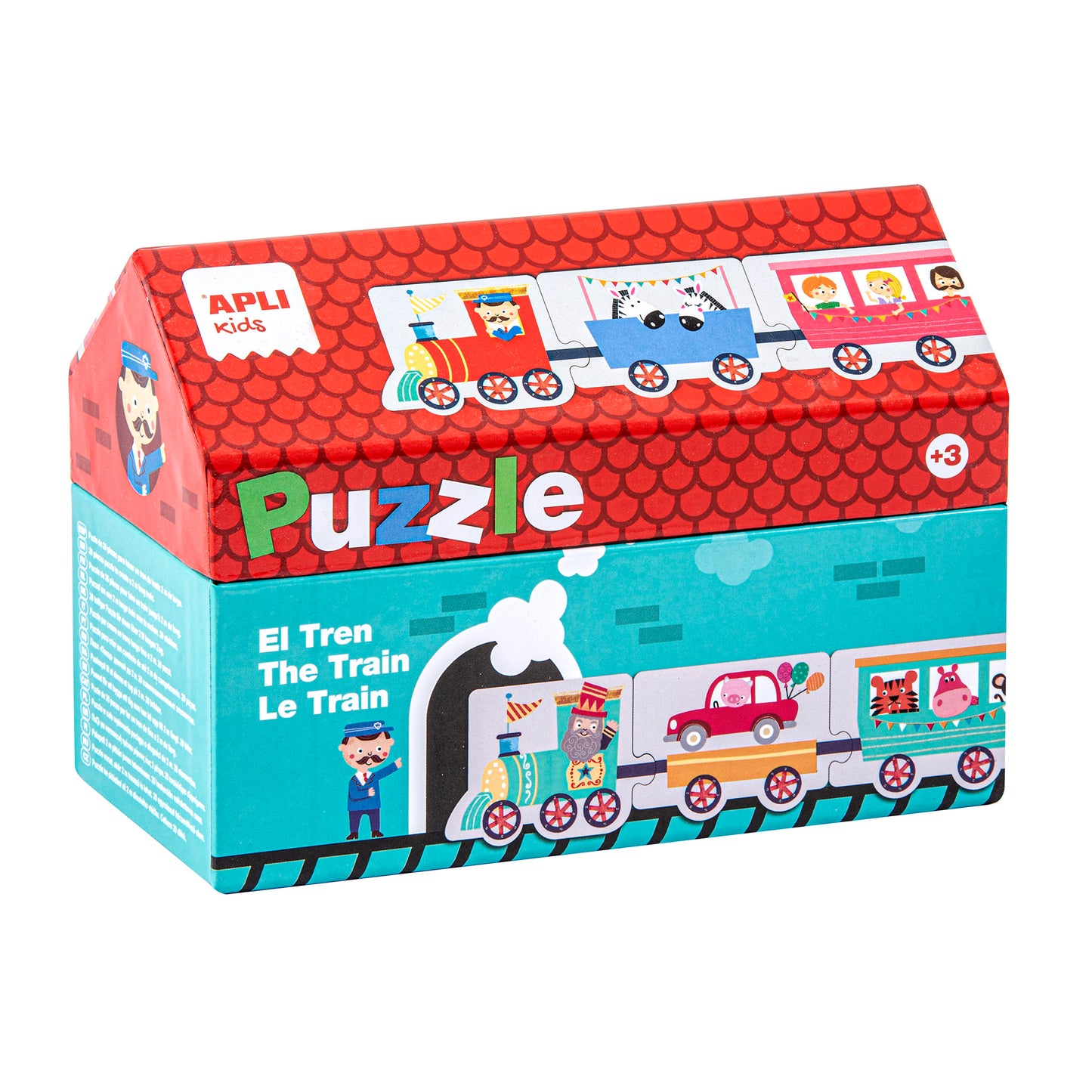 Apli Kids Puzzle x 20pcs - The Train +3y