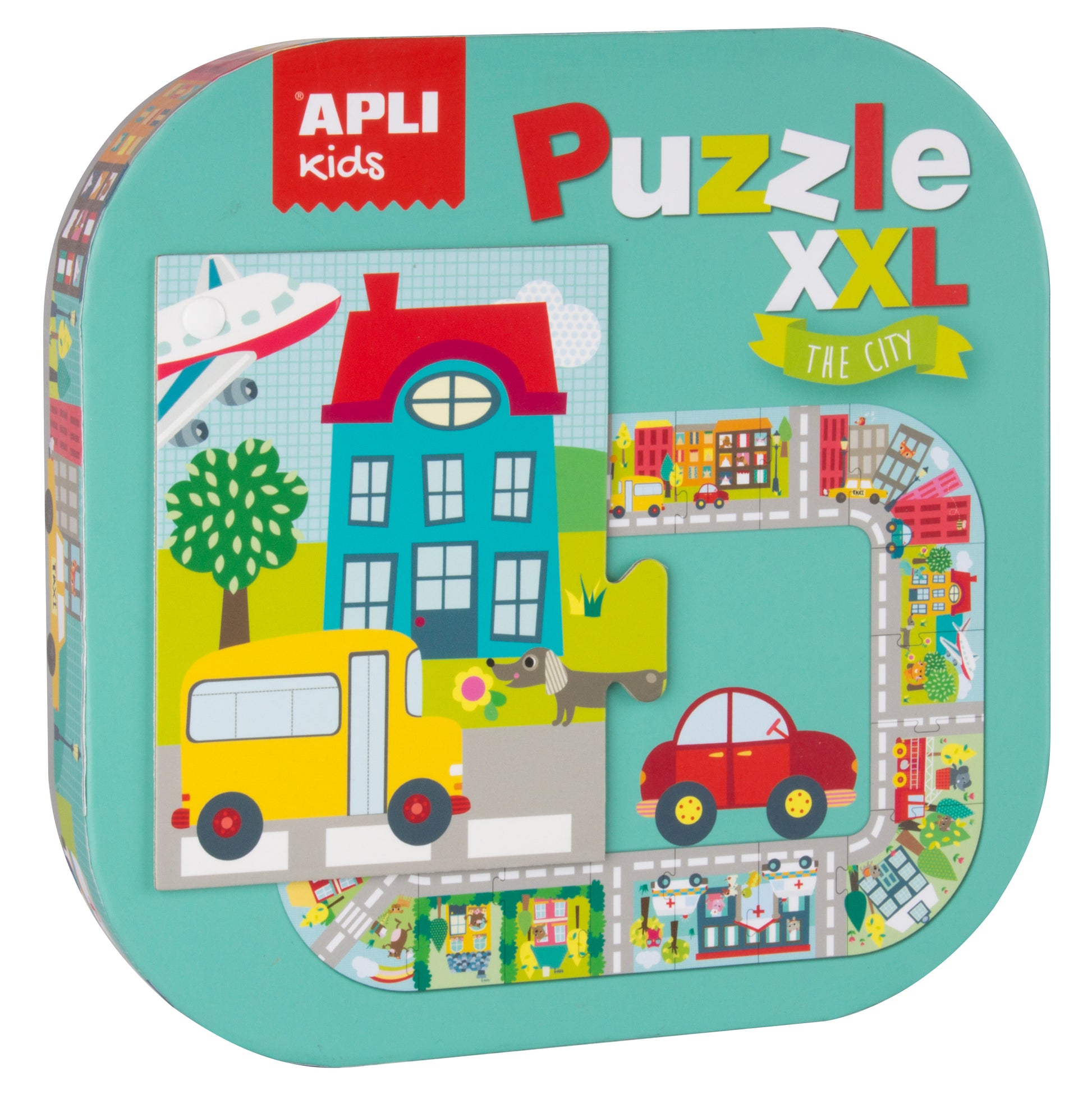 Apli Kids XXL Puzzle x 20pcs - City +4y