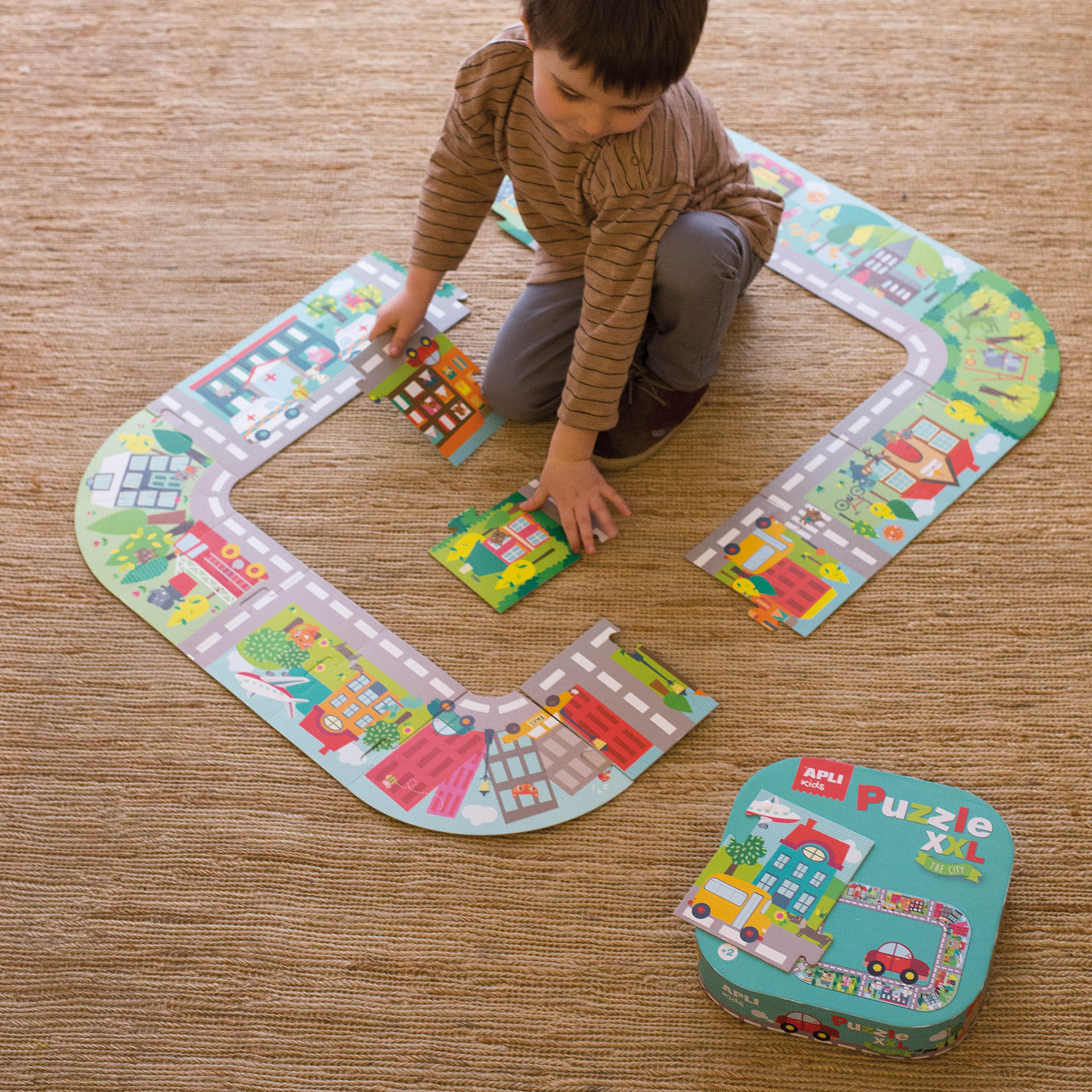 Apli Kids XXL Puzzle x 20pcs - City +4y