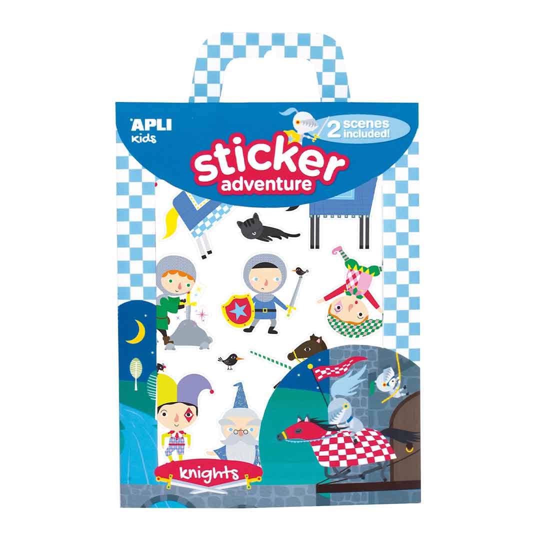 Apli Kids Game With Stickers Adventure - Knights +3y