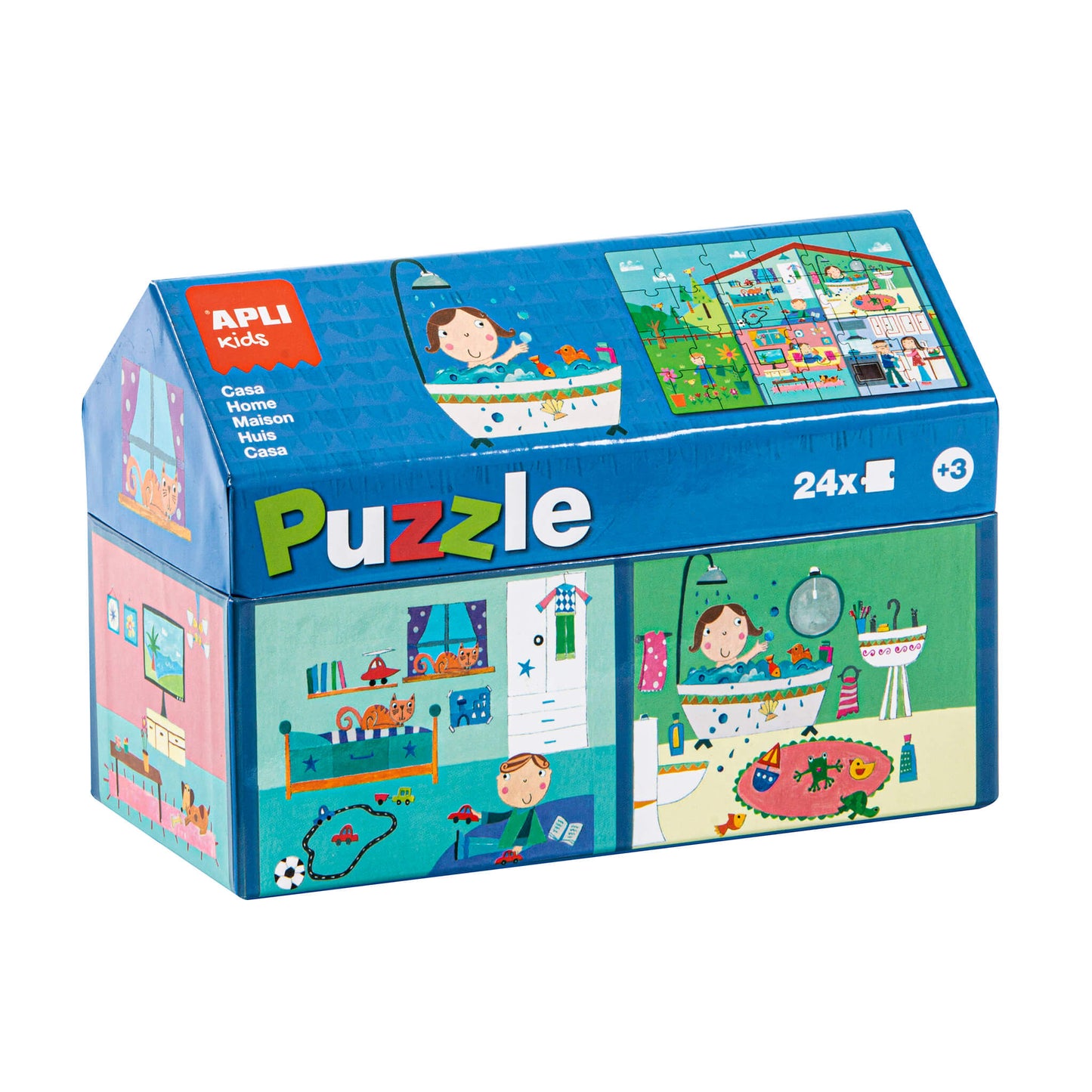 Apli Kids Puzzle x 24pcs - Home +3y