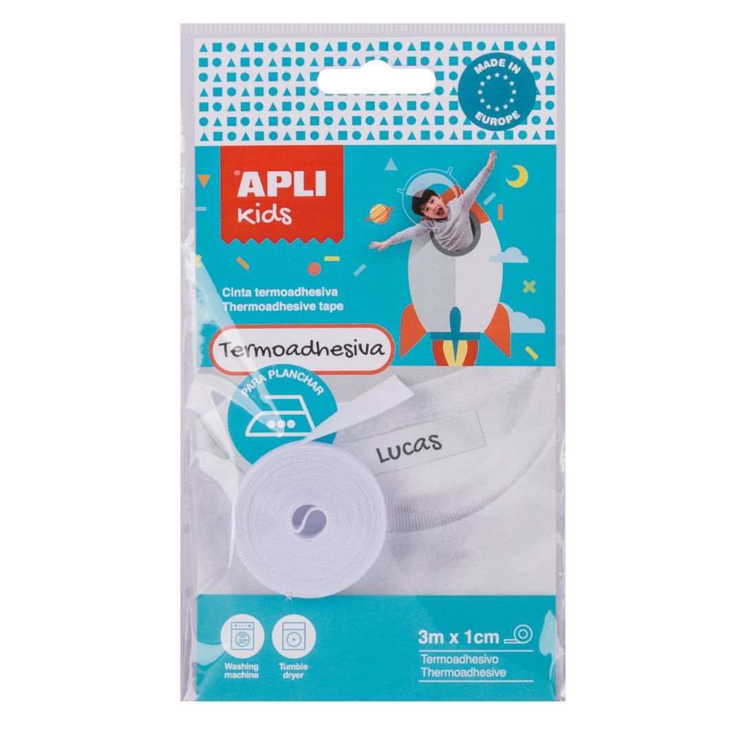 Apli Heat Adhesive Tape 3 m (Name Labels)