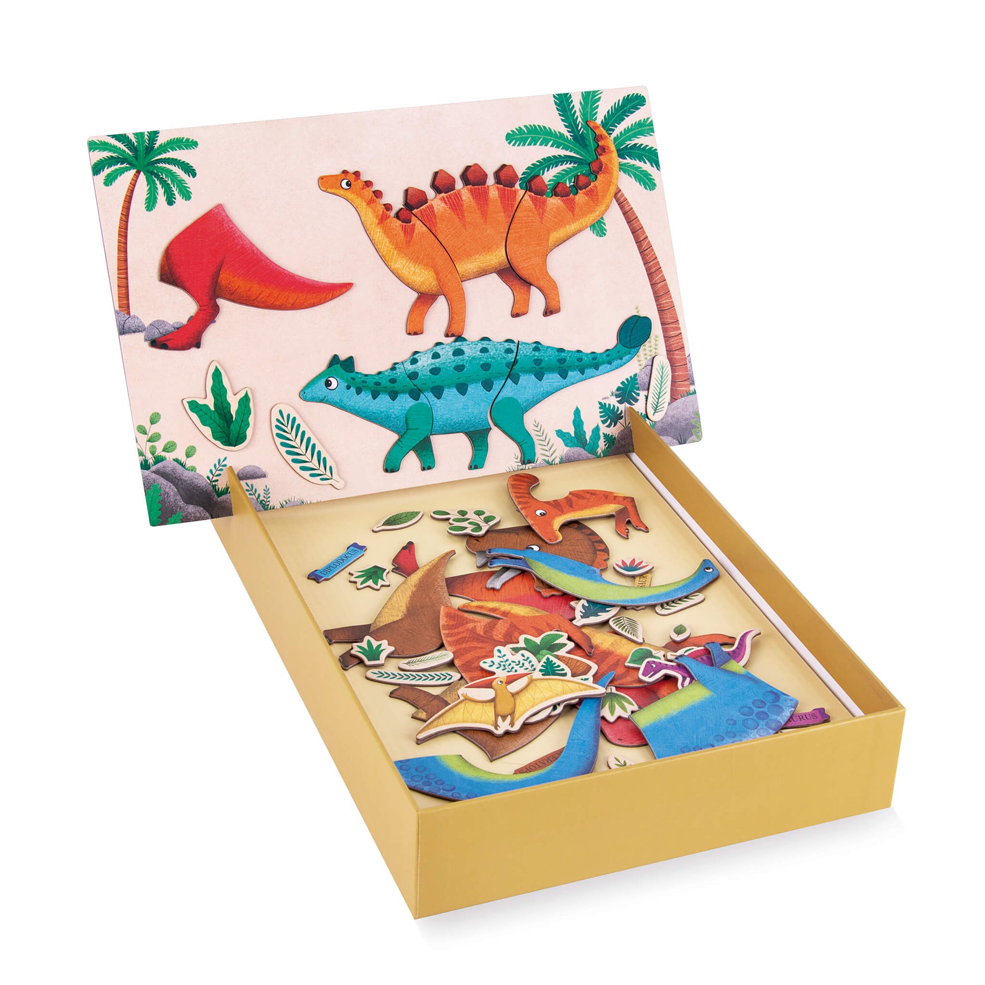 Apli Kids Magnets +4y - Dinosaurs 52pcs