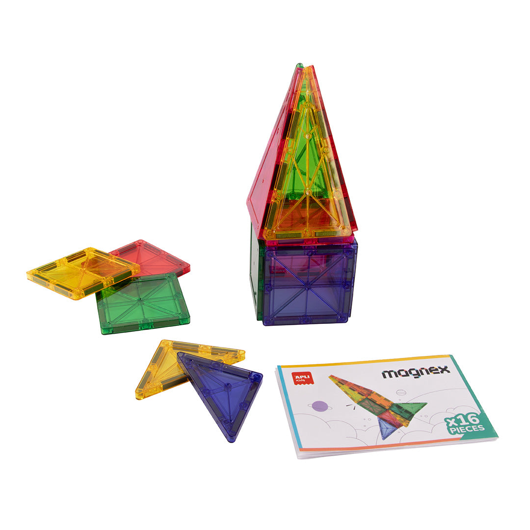 Apli Kids Magnetic Construction Set Magnex 16 pieces