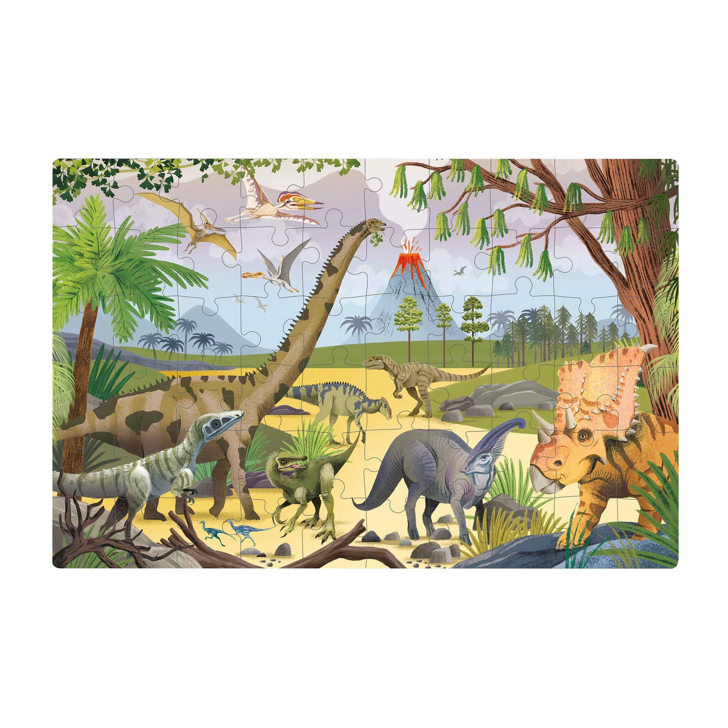 Apli Kids Glow In The Dark Puzzle x 60pcs - Dinosaurs +4y