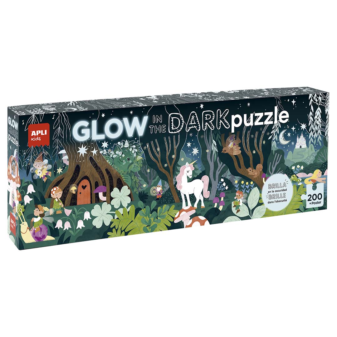 Apli Kids Glow In The Dark Magical Forest Puzzle +6years