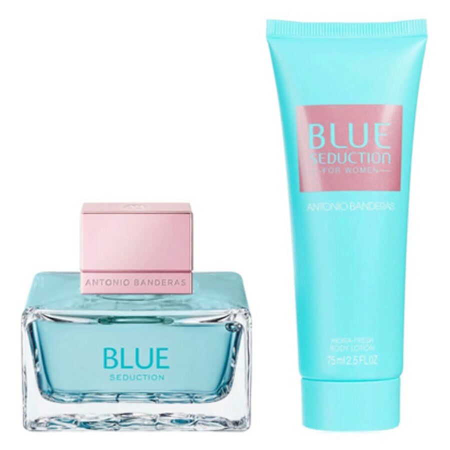 Antonio Banderas Gift Set Eau De Toilette 50ml & Body Lotion 75ml - Blue Seduction
