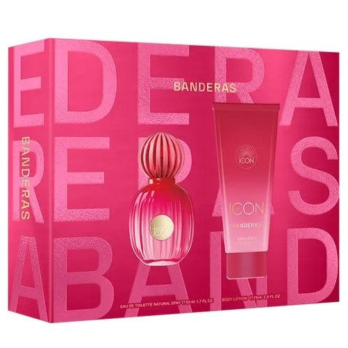 Antonio Banderas Gift Set Eau De Toilette 50ml & Body Lotion 75ml - The Icon