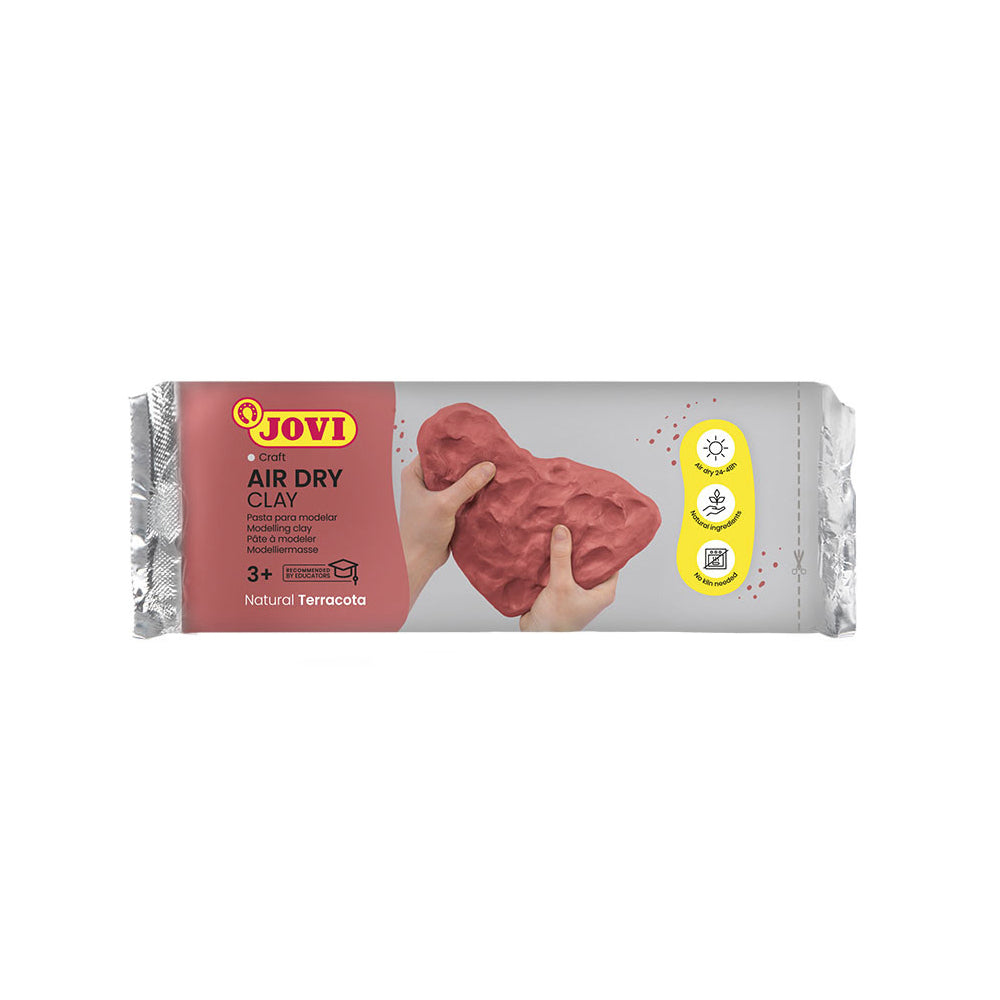 Jovi Air Dry Modelling Clay - Terracotta - Various Sizes