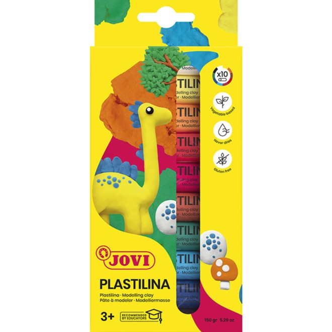 Jovi Explore Plastilina A Pack Of 10pcs