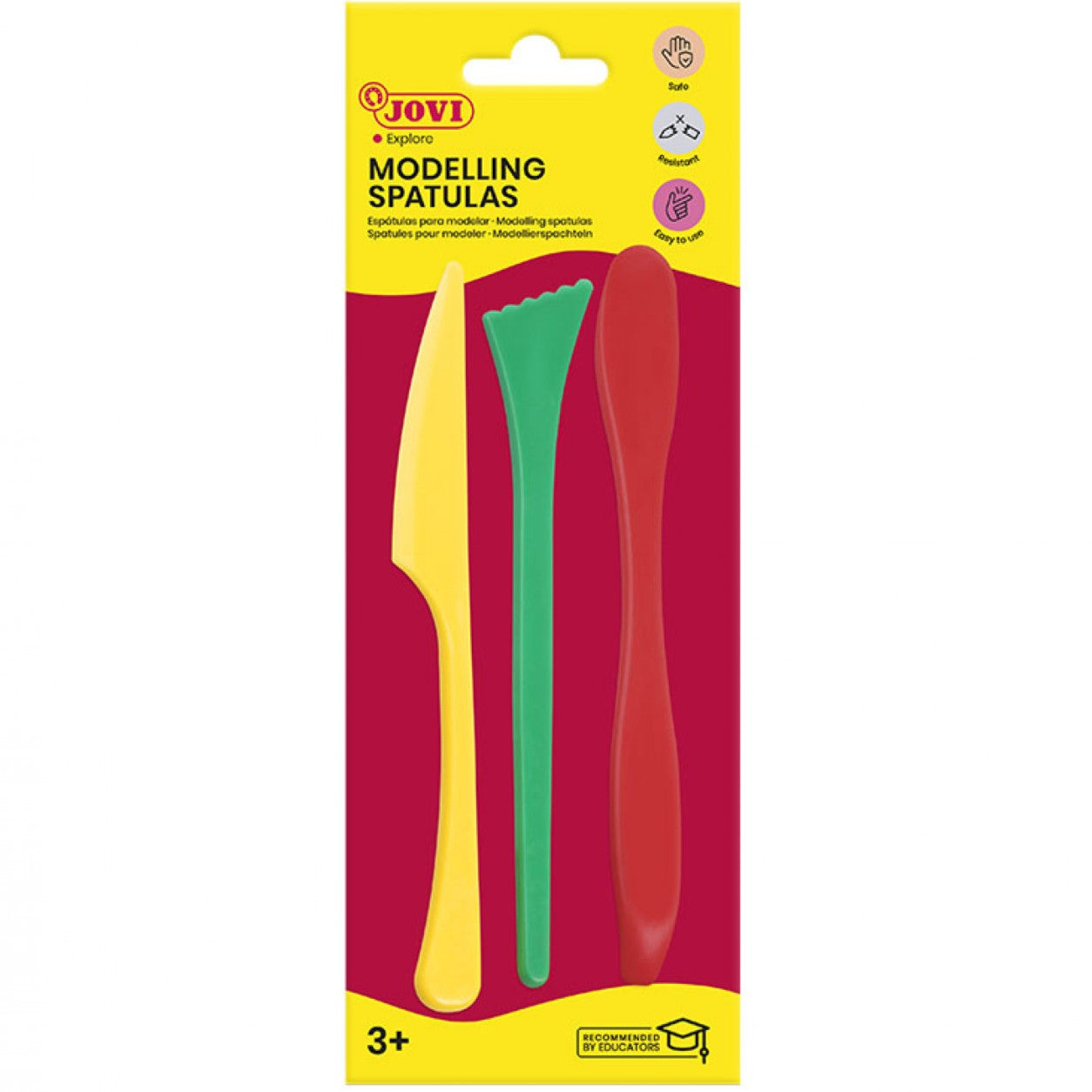 Jovi Explore Modelling Spatulas A Pack Of 3pcs