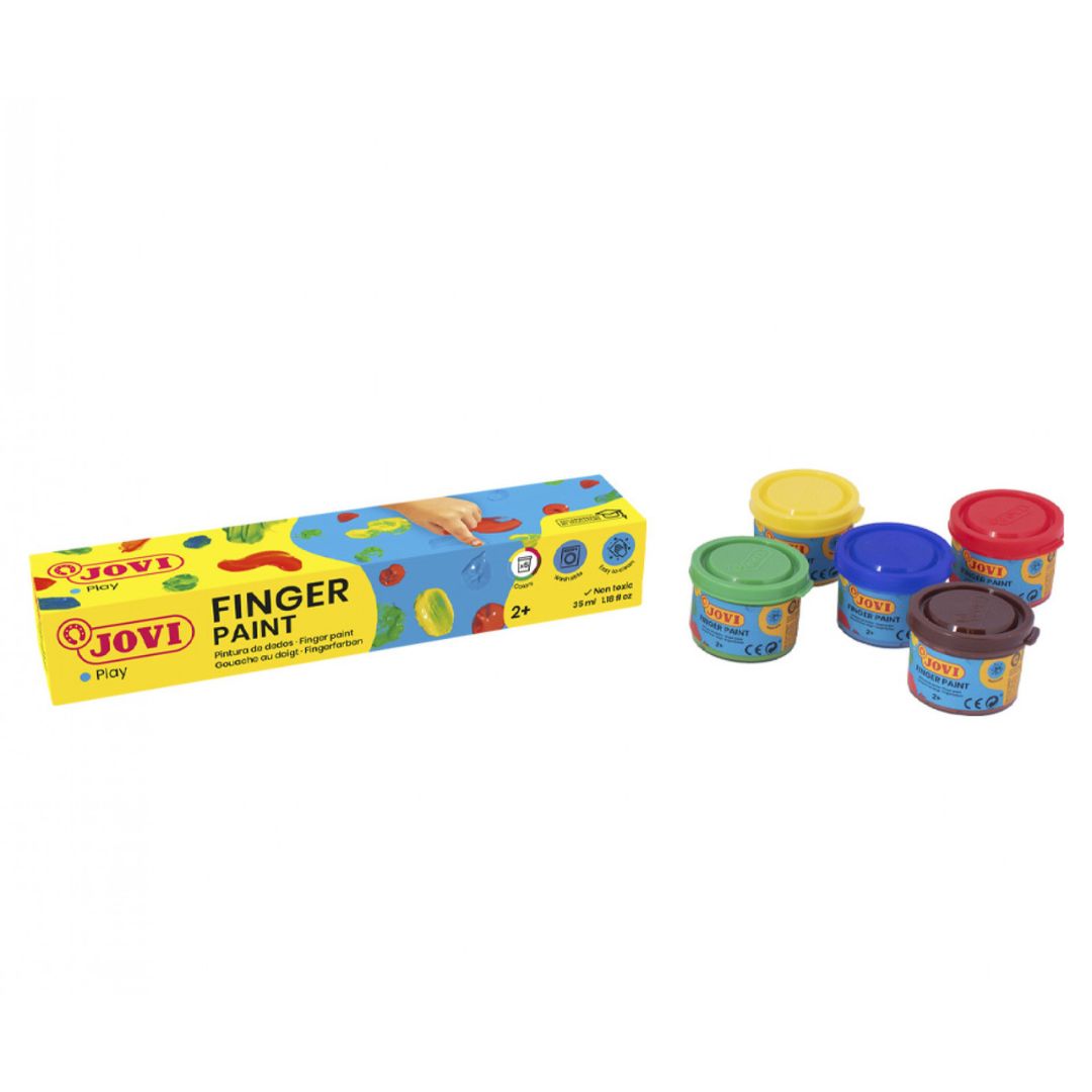 Jovi Play Finger Paint A Set Of 5pcs By 35ml