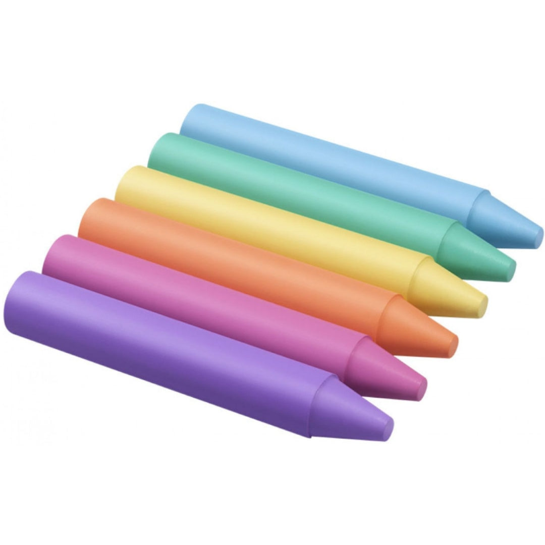 Jovi - Explore - Jumbo Wax Crayons A Set Of 60pcs + Sharpener - Pastel