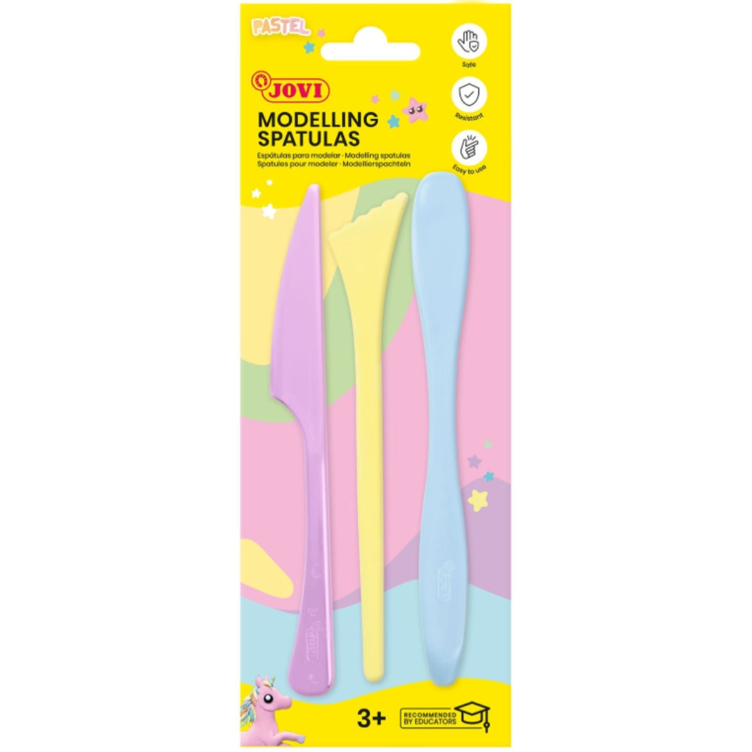 Jovi - Modelling Spatulas A Set Of 3pcs - Pastel