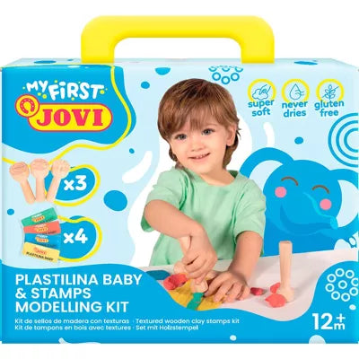 Jovi My First Plastilina Baby & Stamps Modelling Kit 12m+