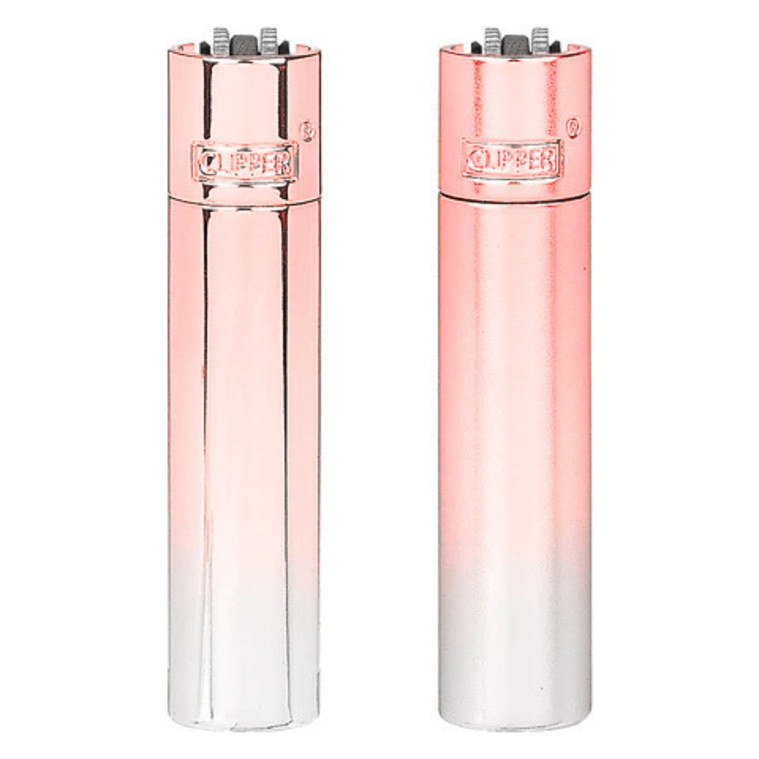 Clipper Lighter - Silver Gradient x 1pc Assortment
