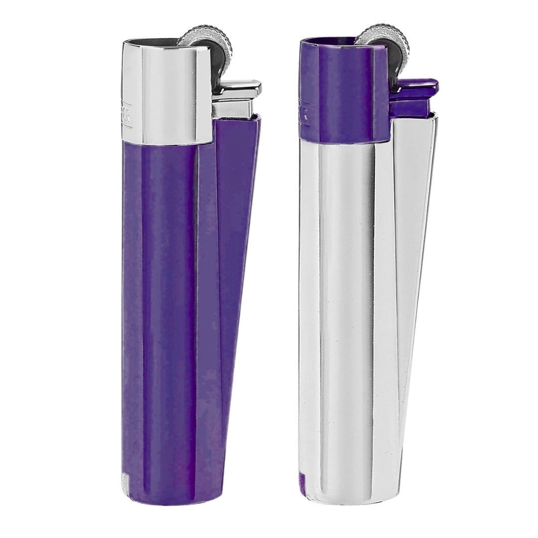 Clipper Lighter - Purple Glitter x 1pc Assortment
