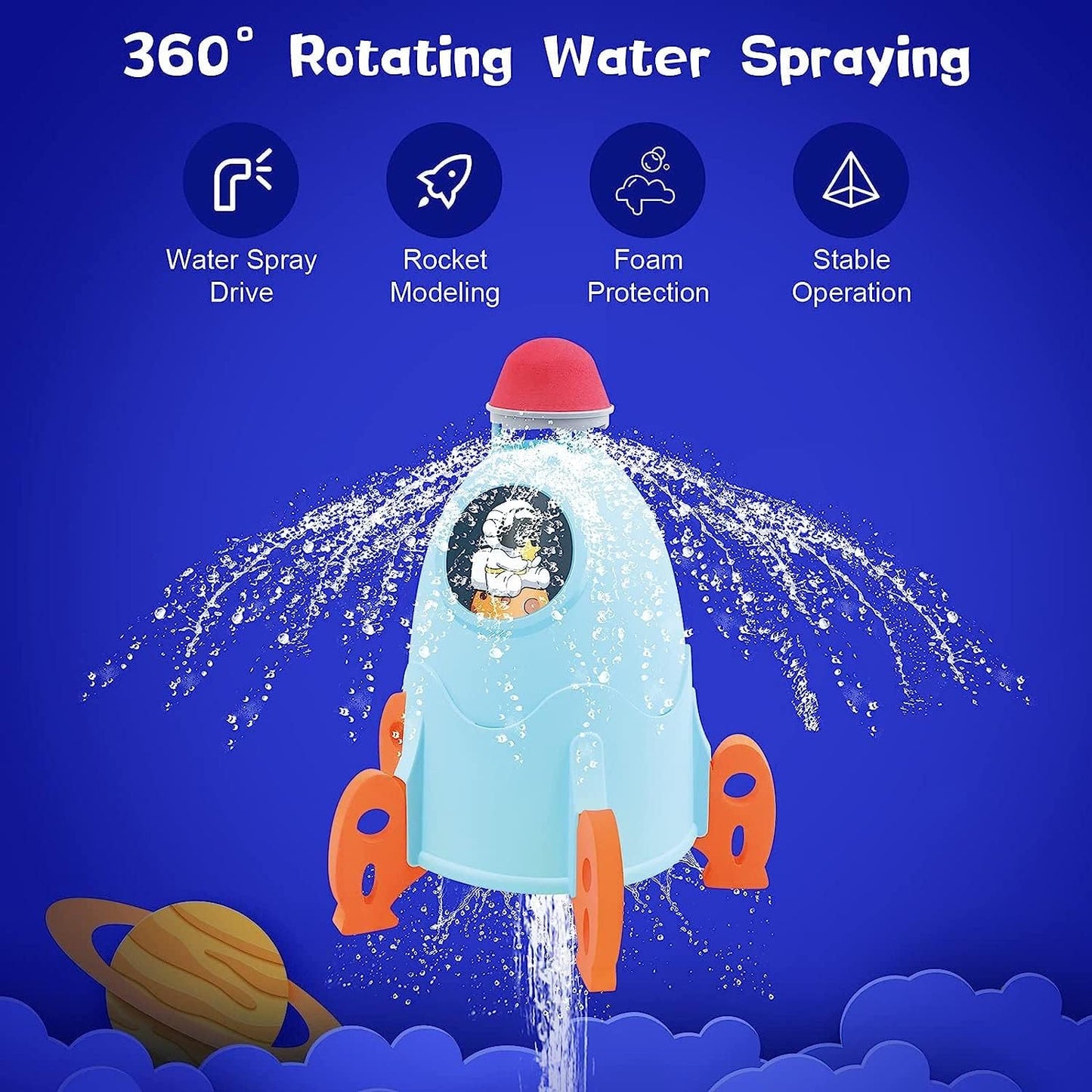 Aqua World Splash Water Sprinkler - Rocket