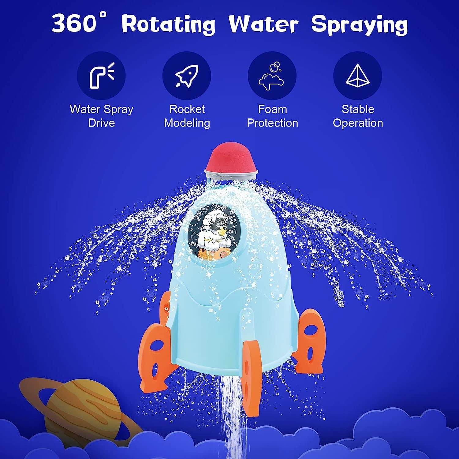 Aqua World Splash Water Sprinkler - Rocket