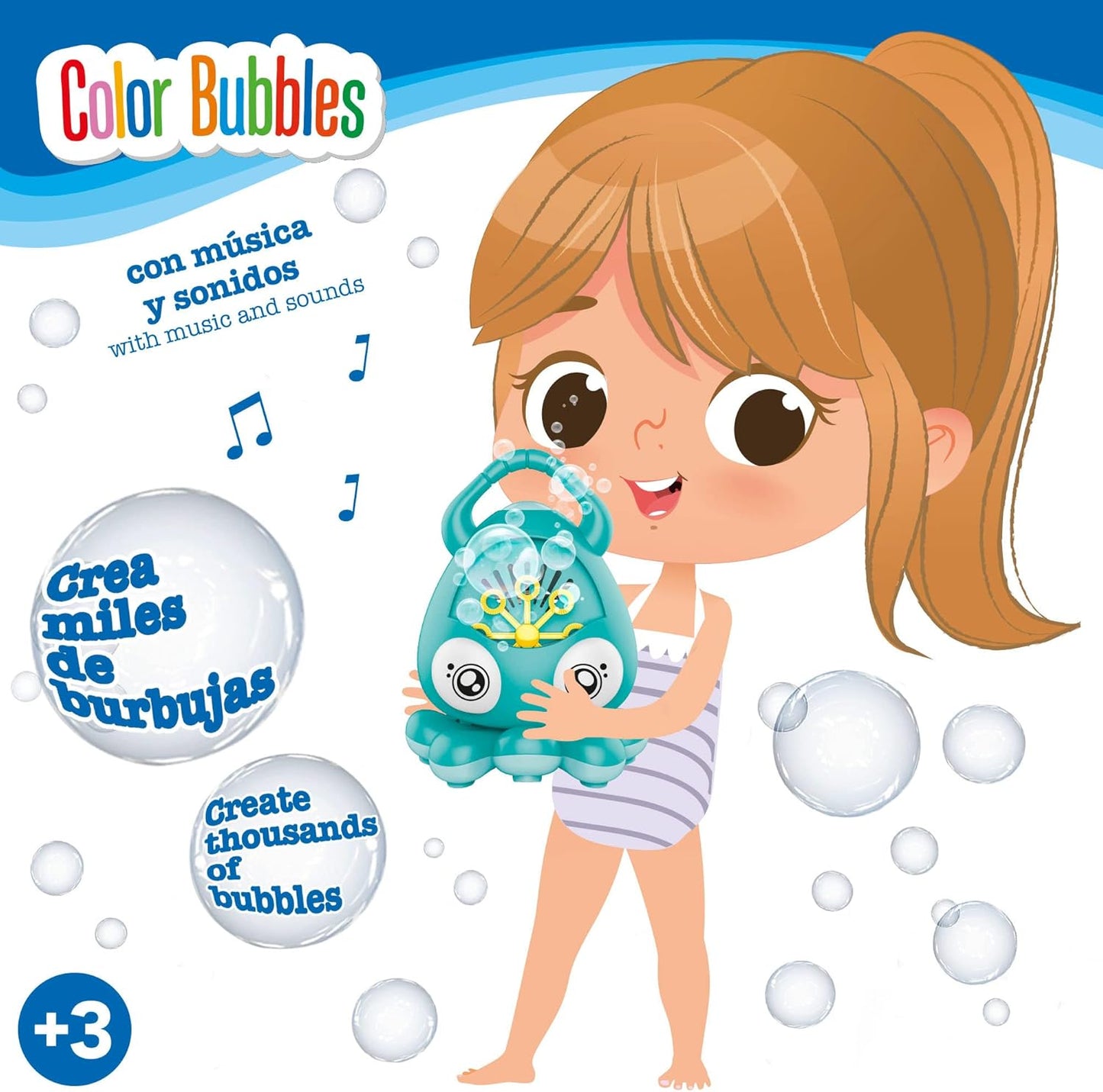 Colour Bubbles - Octopus