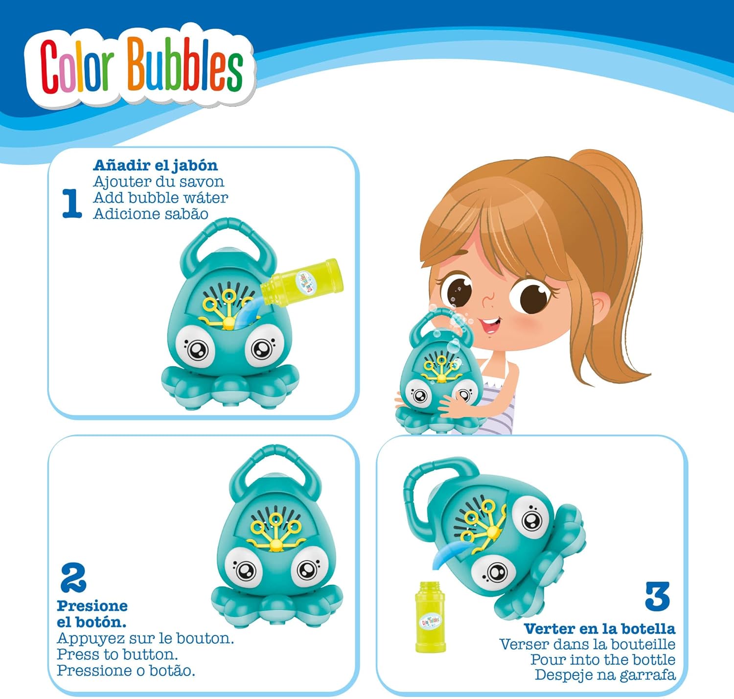 Colour Bubbles - Octopus