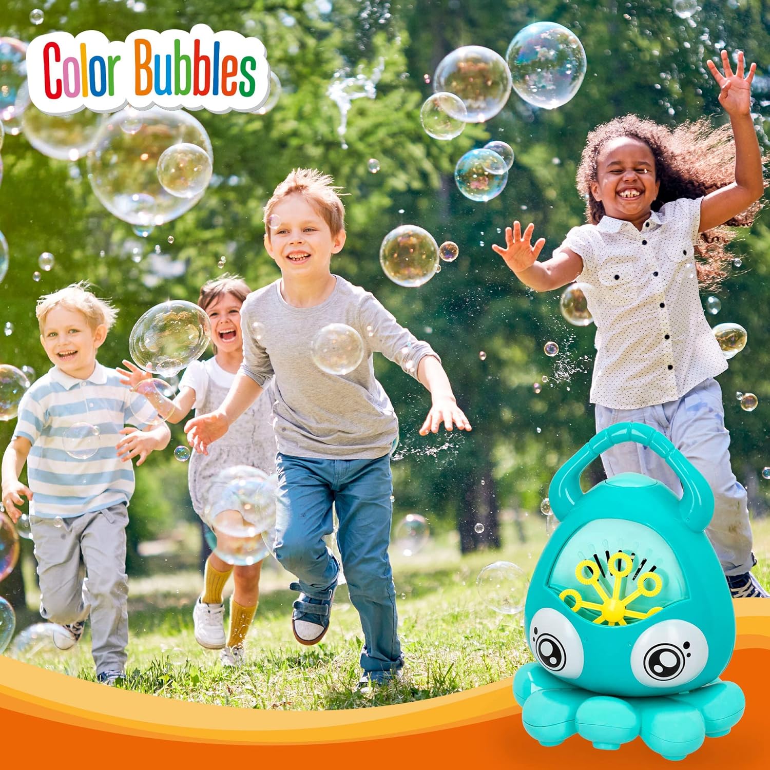 Colour Bubbles - Octopus