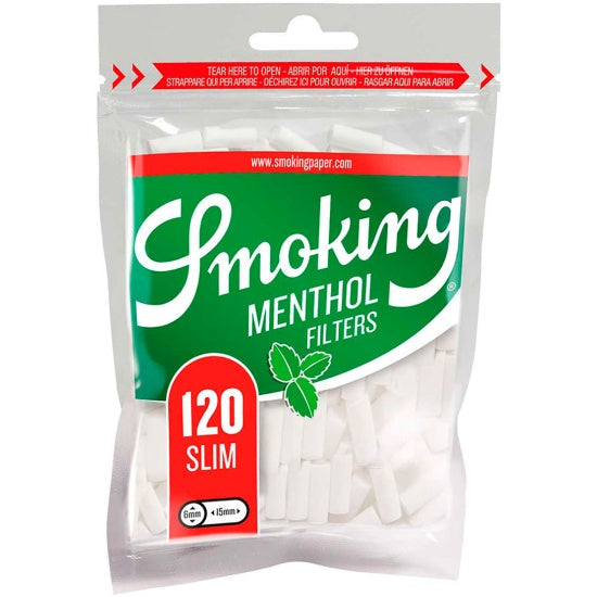 Smoking Filters - Menthol 120pcs Slim