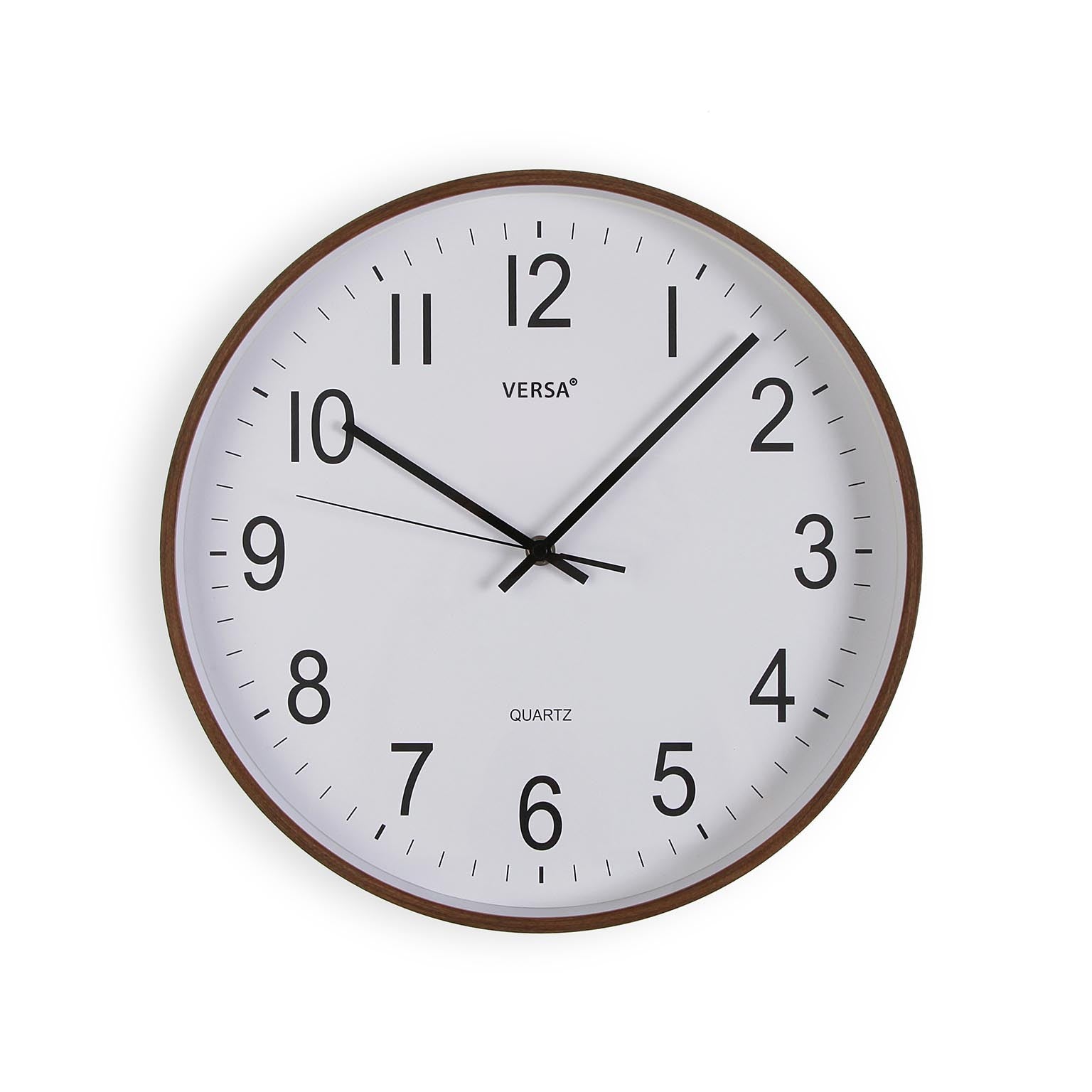Silent Wall Clock 35cm - MDF Wood