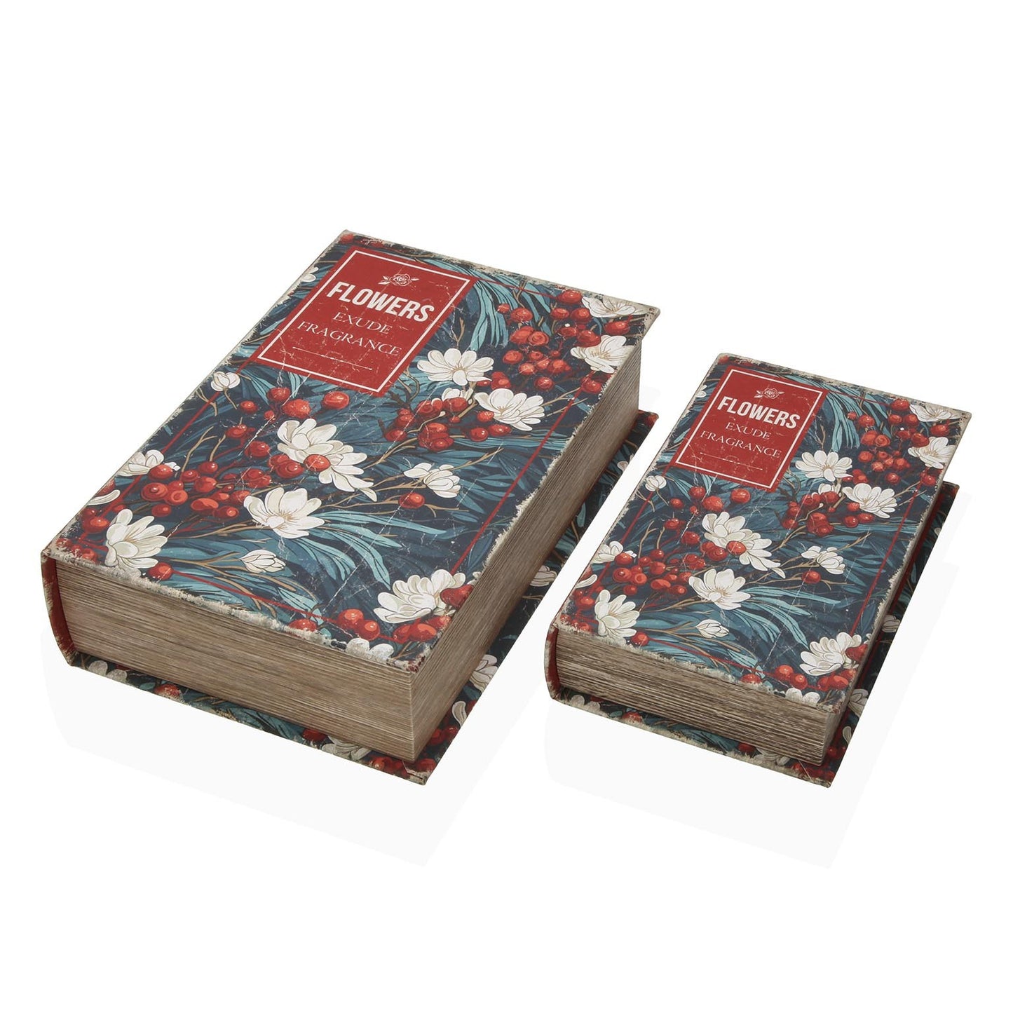 Book Box A Set Of 2pcs - Flower Fragrance