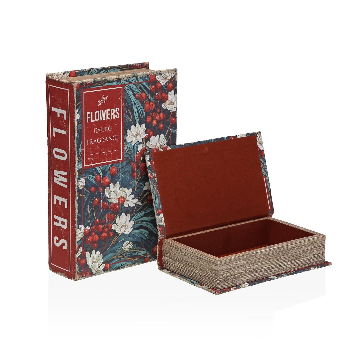 Book Box A Set Of 2pcs - Flower Fragrance